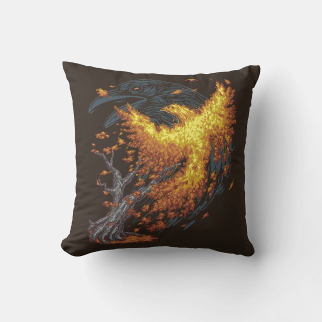 Cojín Decorativo Crecimiento de otoño (Anverso)