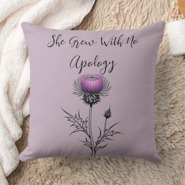 Cojín Decorativo Creció Sin Disculpa (Manta)