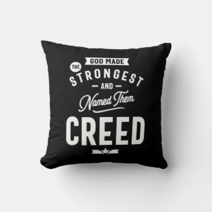 Cojín Decorativo Credo Nombre Personalizado Regalo de cumpleaños
