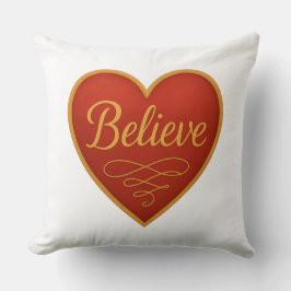Cojín Decorativo Cree Corazón