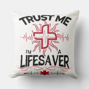 Cojín Decorativo Créeme, soy un salvavidas