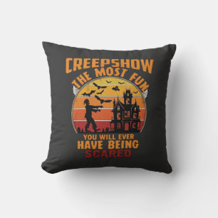 Cojín Decorativo Creepshow Halloween Zombie Casa Embrujada Atardece