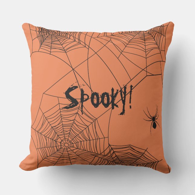 Cojín Decorativo Creepy Spiderweb (Anverso)