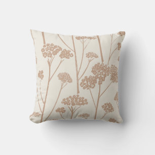 Cojín Decorativo Crema Lino Suave Arcilla Prado Silencio