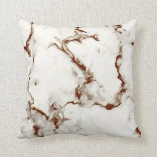 Cojín Decorativo Crema Marble marrón gris personalizar