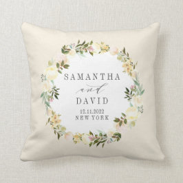 Cojín Decorativo Crema y marfil | mantenimiento personalizado Boda