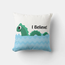 Cojín Decorativo Creo al campeón el monstruo de Champlain del lago