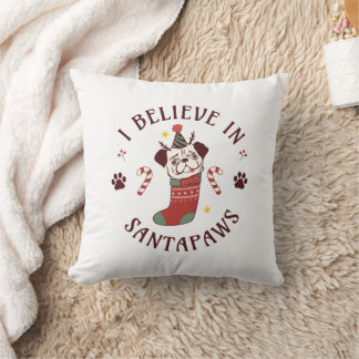 Cojín Decorativo Creo En Santa Paws