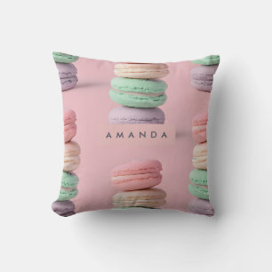 Cojín Decorativo Crepúsculo arcoiris del Pastel personalizado Macar