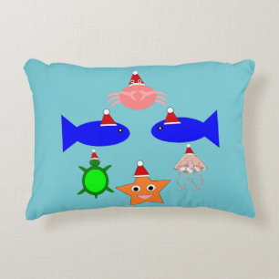 Cojín Decorativo Criaturas marinas de los navidades