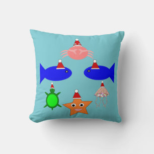 Cojín Decorativo Criaturas marinas de los navidades