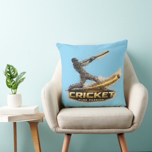 Cojín Decorativo Cricket Pure Passion Gold Motion Throw Pillow 20x2 (Silla)