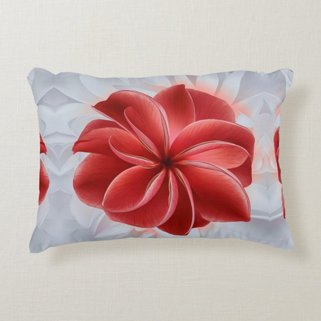 Cojín Decorativo Crimson Azalea (Anverso)