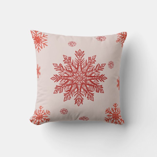 Cojín Decorativo Crimson Crystal Pillow (Anverso)