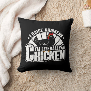Cojín Decorativo Crio gallinas, divertidos regalos de granjeros par