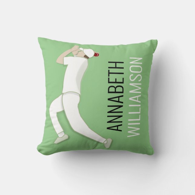 Cojín Decorativo Críquet (Anverso)