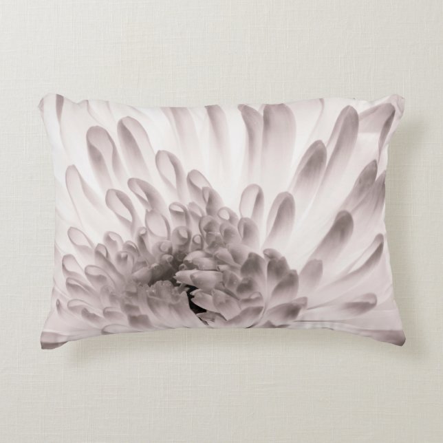 Cojín Decorativo Crisantemo en plena floración. Cerrar macro de arc (Anverso)