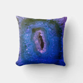 Cojín Decorativo Cristal azul/morado agrio