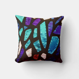 Cojín Decorativo Cristal con manchas artísticas