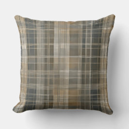 Cojín Decorativo Cristales de granja modernos de color gris beige m