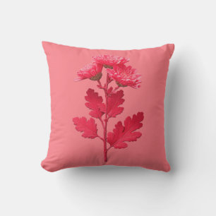 Cojín Decorativo Cristantemo Rosa
