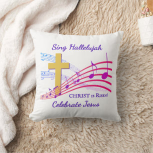 Cojín Decorativo Cristianismo ALELUYA CRISTO HA RESUCITADO Pascua