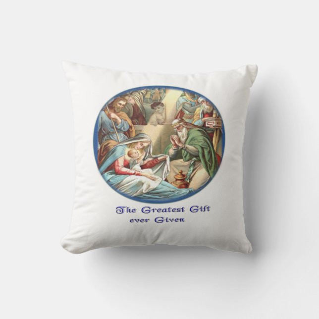 Cojín Decorativo cristiano (Anverso)