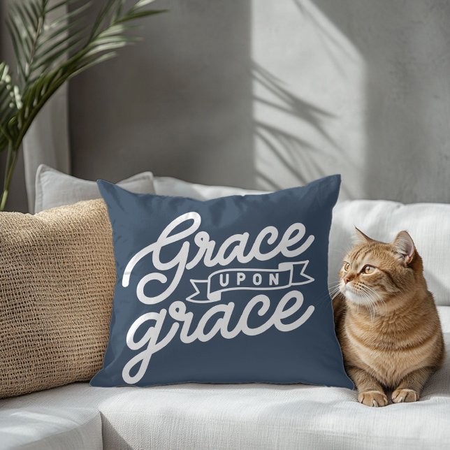 Cojín decorativo cristiano de la marina de campo (Subido por el creador)