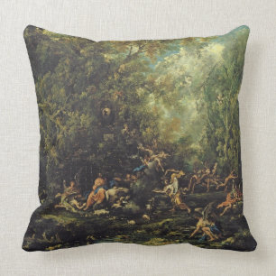 Cojín Decorativo Cristo asistió por los ángeles, c.1725-30 (aceit