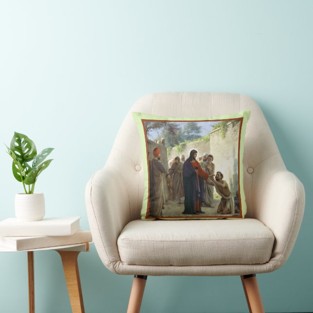 Cojín Decorativo Cristo curando al hombre ciego (Silla)
