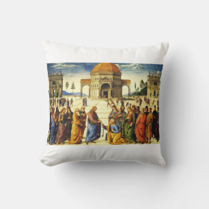 Cojín Decorativo Cristo dando las llaves a San Pedro