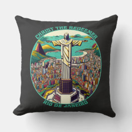 Cojín Decorativo Cristo Redentor, Río de Janeiro