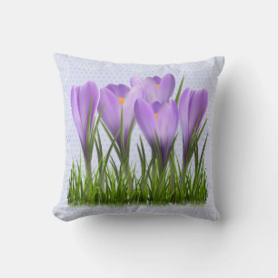 Cojín Decorativo Crocus floral pillow