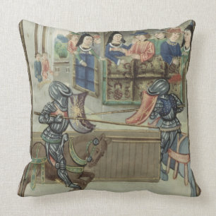 Cojín Decorativo Crónica de Fr.16830 f.16v de Jacques de Lalain