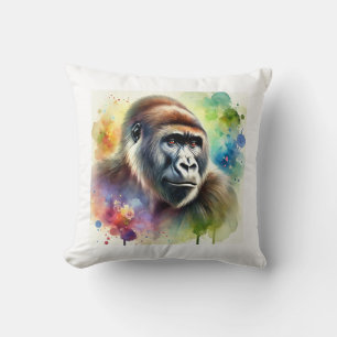Cojín Decorativo Cross River Gorilla 200724AREF119 - Watercolor