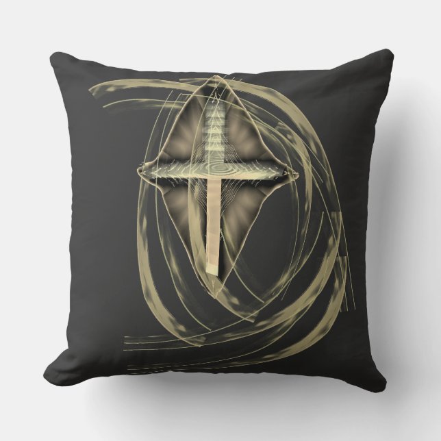 Cojín Decorativo Cross T shirt Christian Design (Anverso)