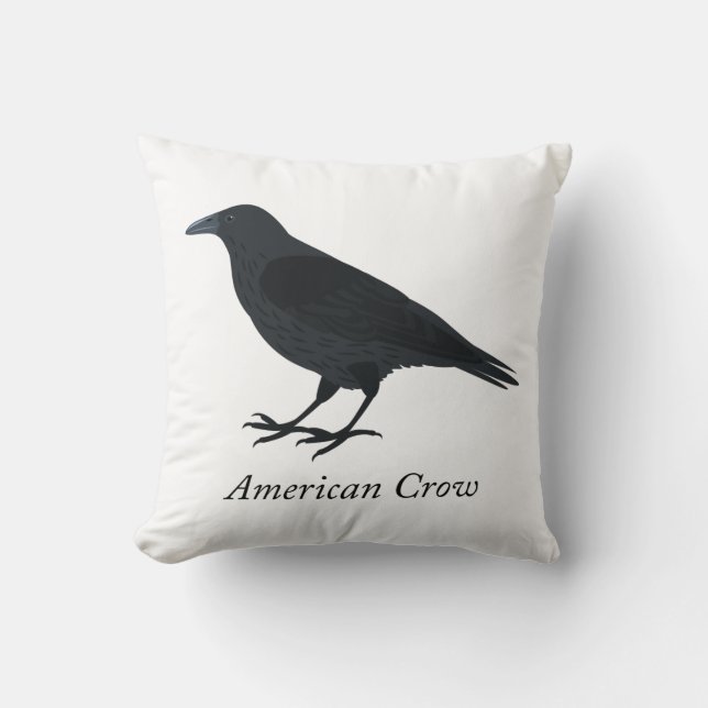 Cojín Decorativo Crow americano (Anverso)