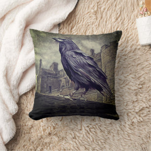 Cojín Decorativo Crow Pillow Wall Cityscape