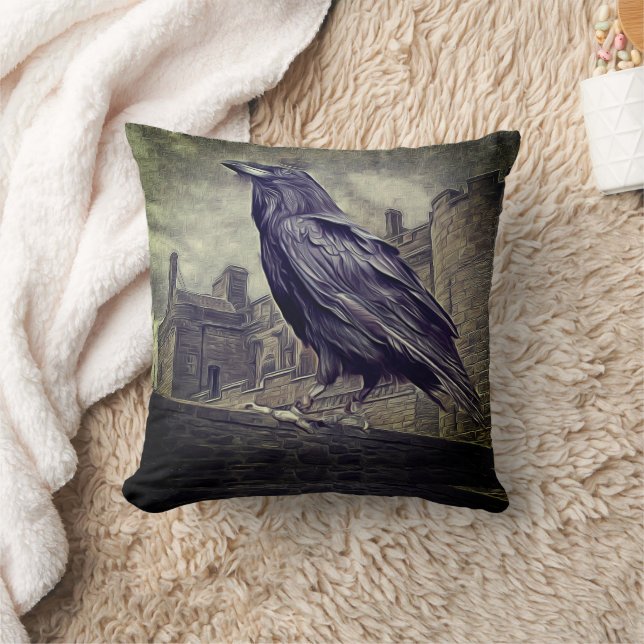 Cojín Decorativo Crow Pillow Wall Cityscape (Manta)