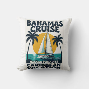 Cojín Decorativo Crucero por las Bahamas Nassau Paraíso