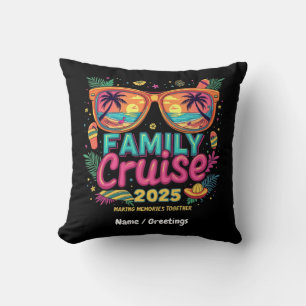Cojín Decorativo Cruceros familiares 2025 Reuniendo Recuerdos
