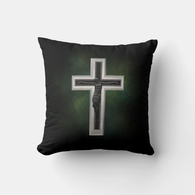 Cojín Decorativo Crucifijo (Anverso)