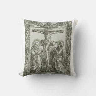 Cojín Decorativo Crucifixión medieval de Jesucristo