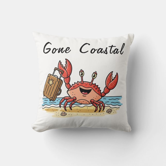 Cojín Decorativo Crustacean Getaway (Anverso)