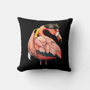 Cojín Decorativo Cruz B del partido Pirata Flamingo Halloween