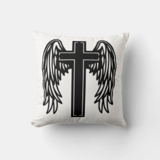 Cojín Decorativo Cruz con alas