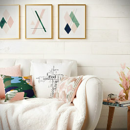 Cojín Decorativo cruz cristiana