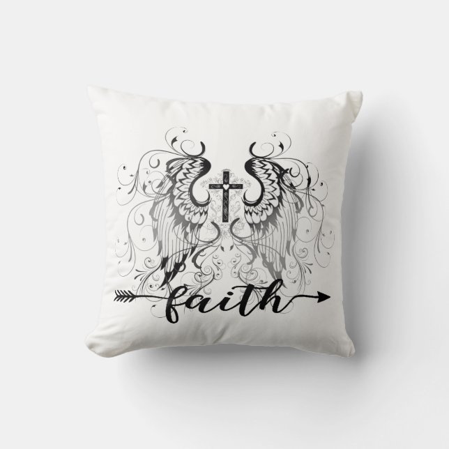 Cojín Decorativo Cruz de fe (Anverso)
