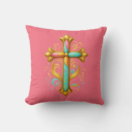 Cojín Decorativo Cruz de Fe