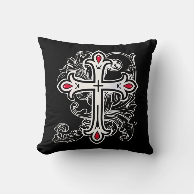 Cojín Decorativo Cruz gótica (Anverso)